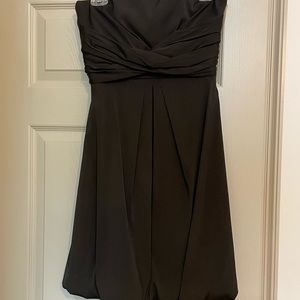 Black strapless cocktail dress! Never worn!